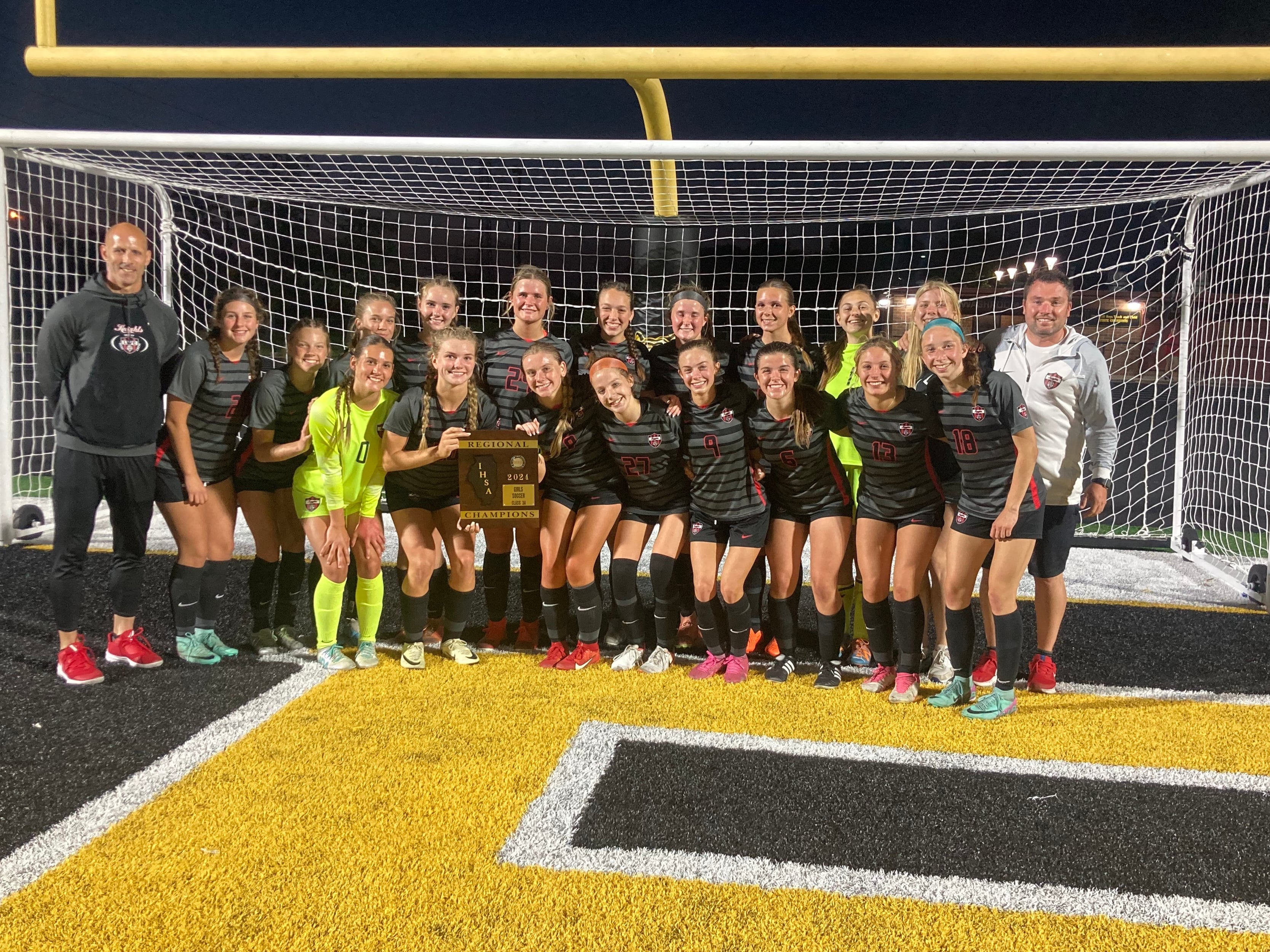 Girls soccer: Lincoln-Way Central downs Sandburg 2-0 to win sixth consecutive regional championship