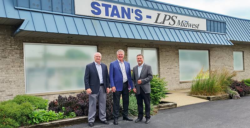 Pictured (L to R): Mark Steadman, President of Stan’s, Bill Flesch, GFC Chief Development Officer and Tony Steadman, CFO of Stan’s