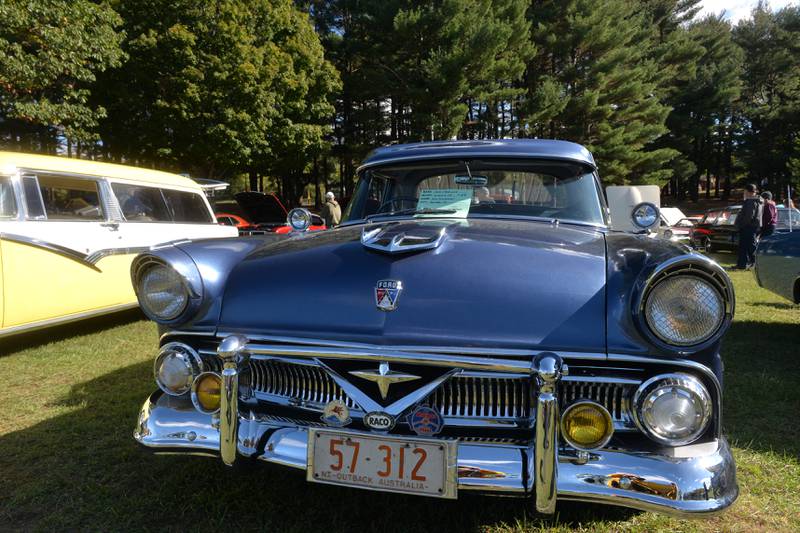 This 1955 Ford Mainline, Aussie UTE, was one 150 vehicles on display at the Focus House Foundation Car Show held during Autumn on Parade on Saturday, Oct. 7, 2023 at Oregon Park East. The car is owned by Tom Drummond of Rockton.