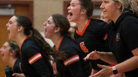 Photos: Crystal Lake Central takes on Huntley in FVC volleyball 