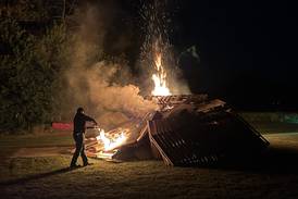 Photos: Oregon High School Homecoming Parade, Bonfire