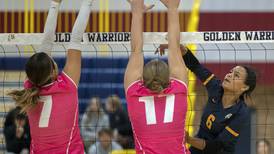 Down, but not out: Sterling volleyball beats UT in 3