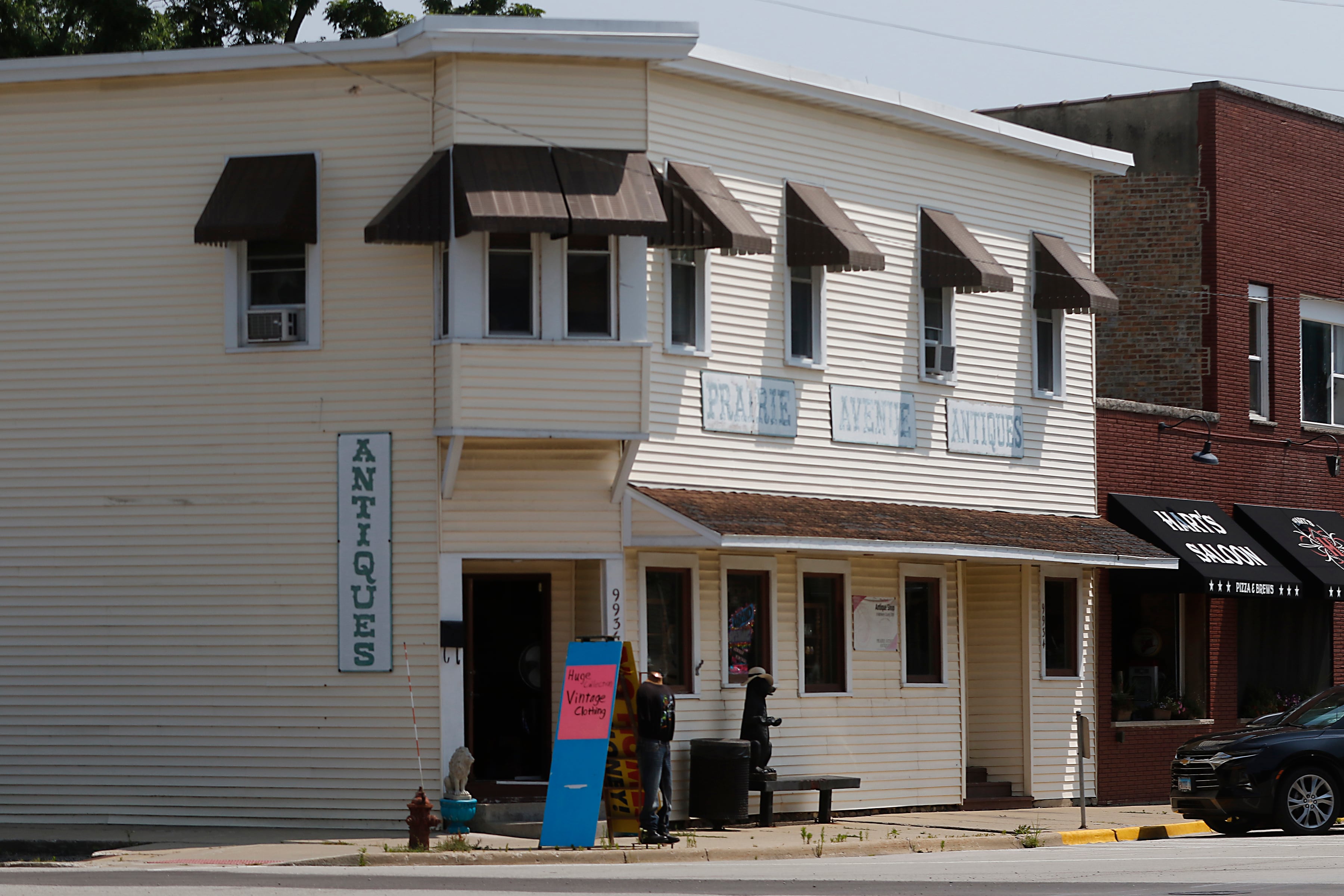 Vilard Alexan has open a vintage clothing shop Hebron Vintage in the former Prairie Ave Antiques in Hebron.