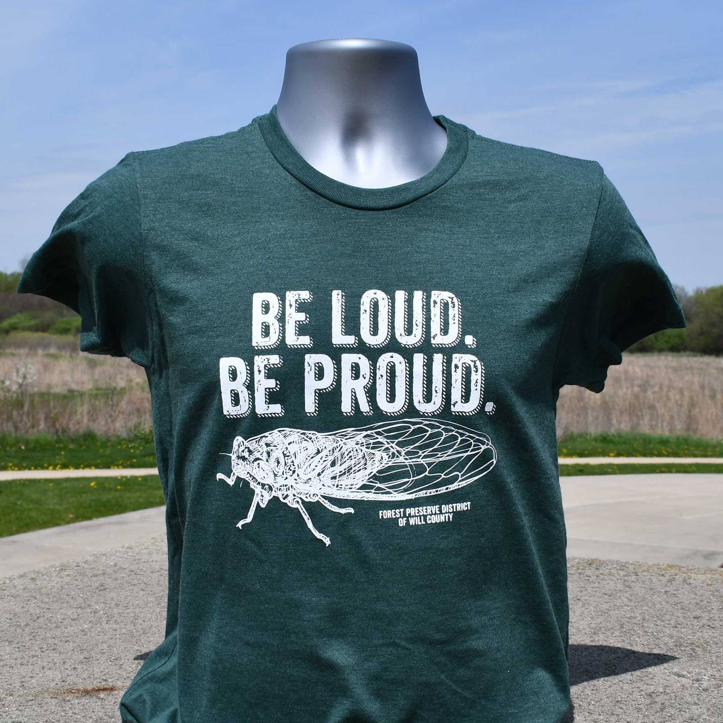Prepare for the summer of the cicada with a Forest Preserve District of Will County T-shirt, available for purchase at OutsiderThreads.com for $20. Customers will receive 20% off their entire order when they spend at least $50 through Sunday, April 28. All proceeds benefit The Nature Foundation of Will County.