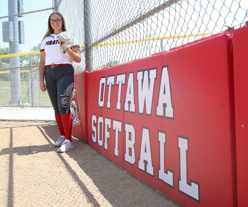 Ottawa's McKenzie Oslanzi is the 2023 Times Softball Player of the Year.