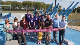 Photos: Outdoor fitness court opens at Rotary Park in La Salle