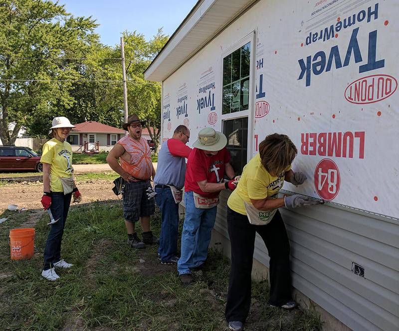 Yorkville Trinity helped build a Habitat home for a family in Aurora on Saturday, Aug. 5. It is part of a Faith Build which is a joint effort by 27 area churches. On Oct. 28, Trinity will be back at the home for another build day. Trinity Church United Methodist is located in the north end of Yorkville at the intersection of Route 47 and Cannonball Trail. The church participates in many local and worldwide mission efforts. Services are every Sunday at 10 a.m.