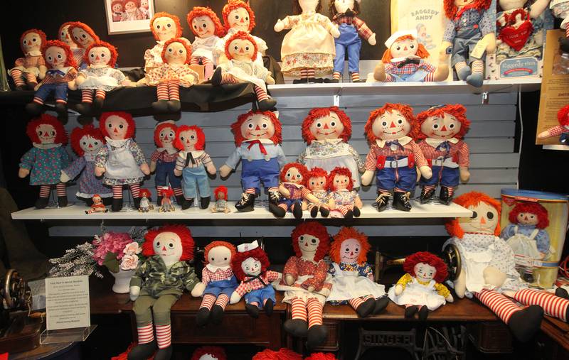 A collection of over 200 Raggedy Ann & Andy dolls are on display at the Antioch Academy of Art & Museum on Tuesday, September 5th in Antioch.
Photo by Candace H. Johnson for Shaw Local News Network