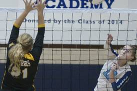 Girls volleyball: Marquette overcomes slow start, Putnam County 25-23, 25-21