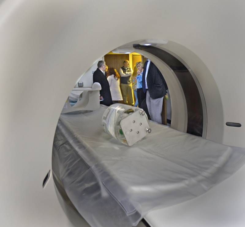 This MRI is among the improvements made since OSF HealthCare acquired the Peru hospital, now OSF St. Elizabeth-Peru. The hospital's emergency room will be opened Sunday, with outpatient services to follow later this year.