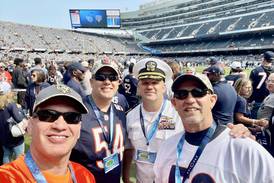 Princeton’s Kristian Wahlgren recognized by Bears for retirement from the Navy