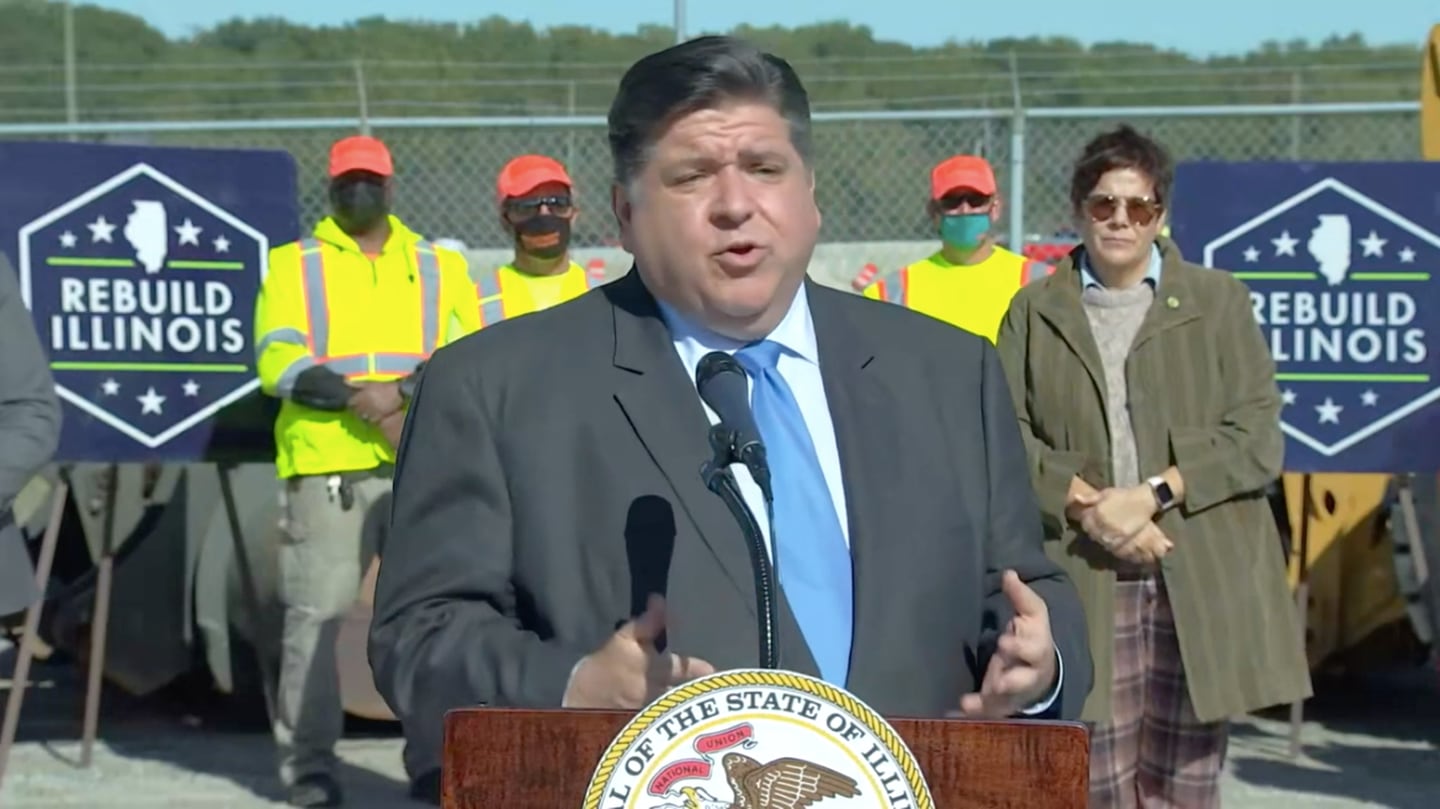 jb pritzker, government, will county, I-80, transportation, construction