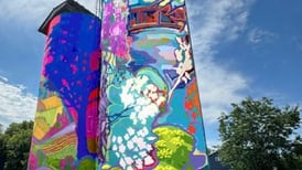 Mural project for vacant silos in downtown Oswego expanded to include all three silos