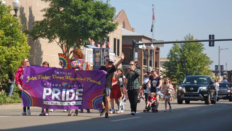A new addition to this year's Ottawa's Family Pride Festival was the John Fisher Dann Memorial Pride Parade. The parade kicked off Ottawa Family Pride Festival activities as it traveled down La Salle Street in downtown Ottawa on Saturday, June 10, 2023.