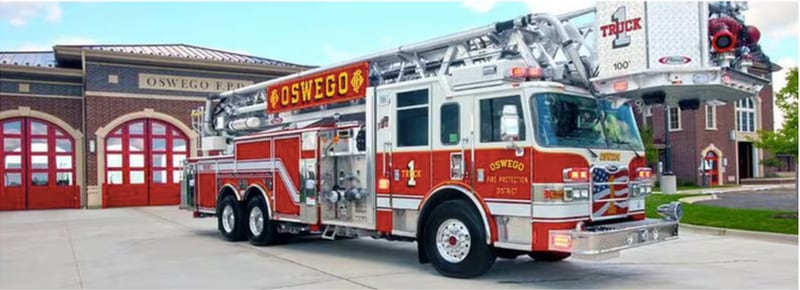 Oswego Fire Protection District fire truck