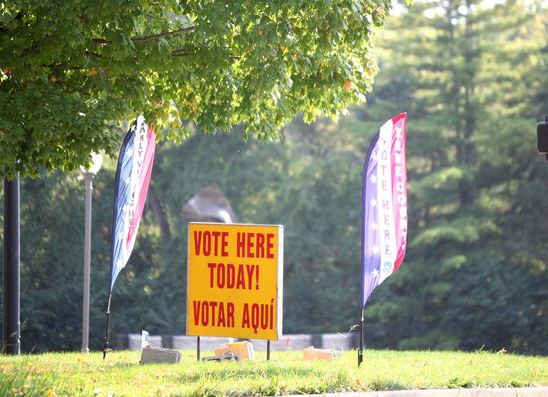 Photos Residents line up as Early Voting begins in Kane County Shaw