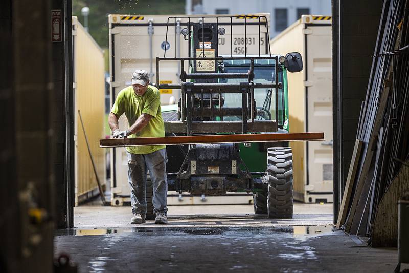 Construction to update Dixon High School’s Career and Technical Education wing was ongoing Thursday, June 13, 2024.