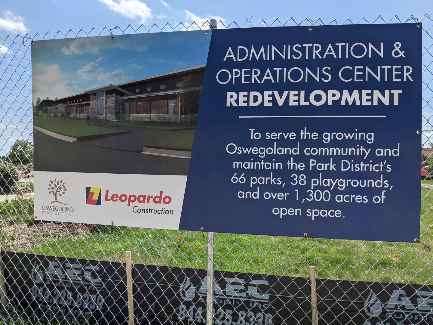 With Oswegoland Park District’s aging Prairie Point administration and operations center now razed, plans for its new building are moving forward.