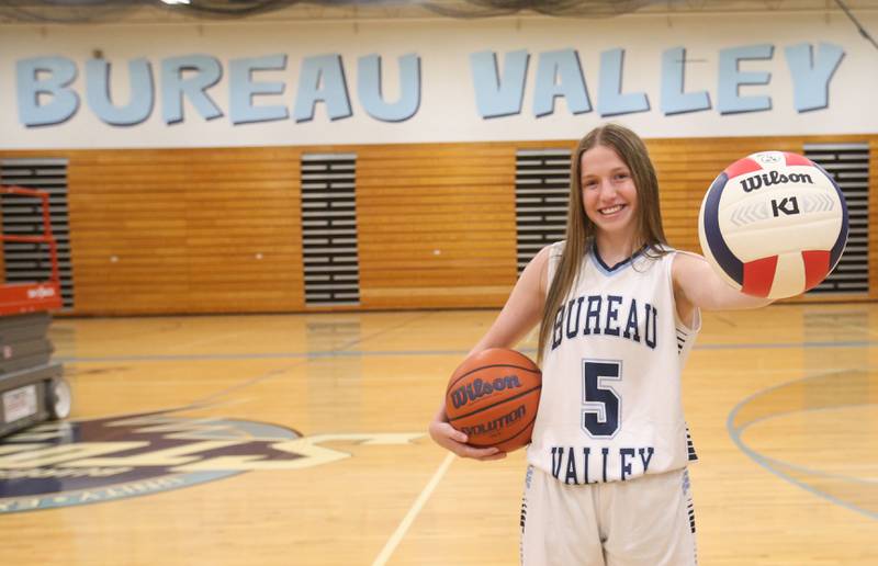Bureau Valley's Kate Salisbury is the 2023-2024 female athlete of the year.