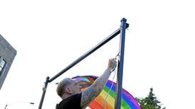 Queer Berwyn Collective asks city to remove political logos from Pride banners