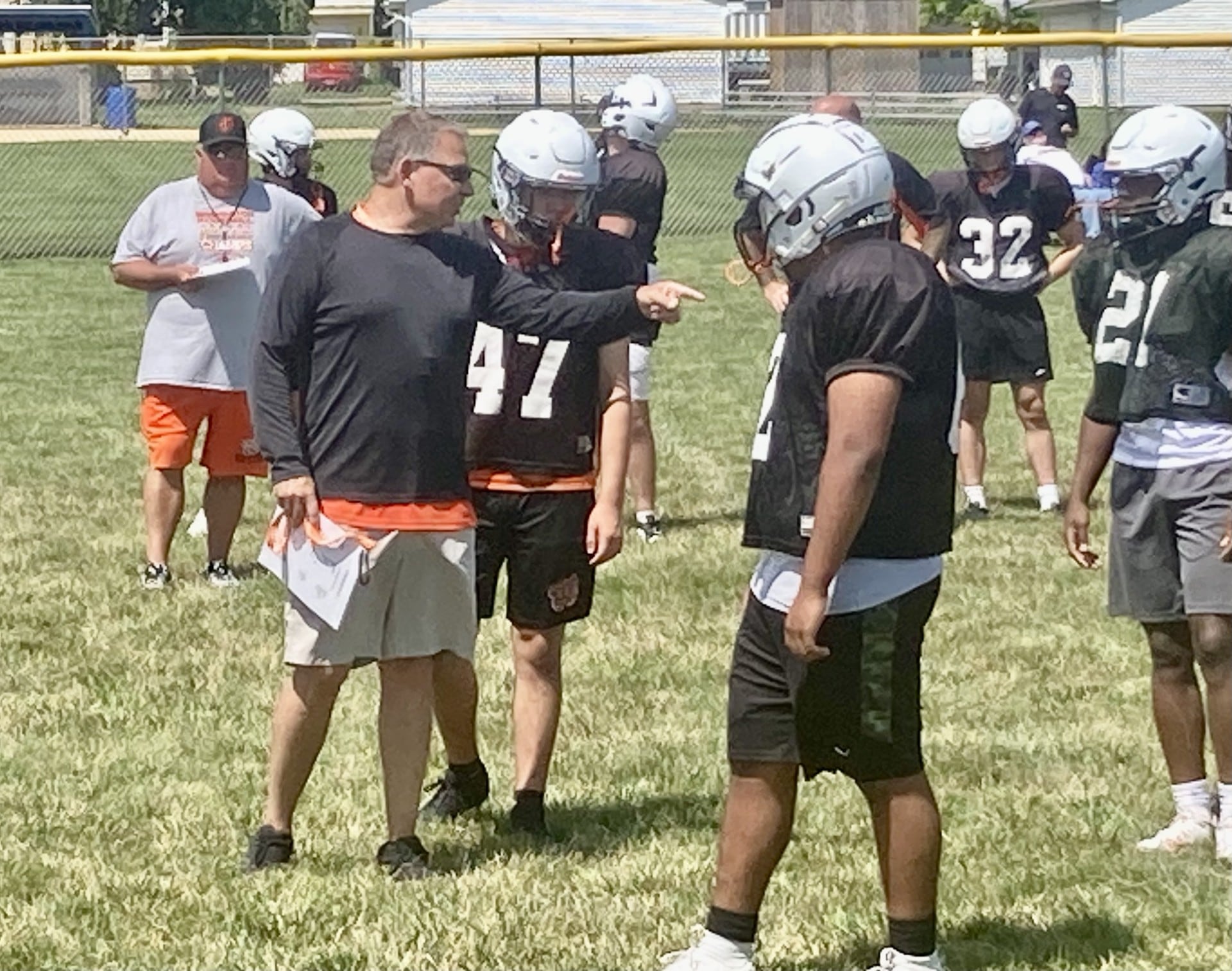 Princeton alum Todd Stevens, head coach at Washington, made a homecoming for the controlled practice/scrimmage at Little Siberia Field on Thursday, July 18.