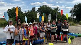 Kayakers cruise waters near Rock Falls each week