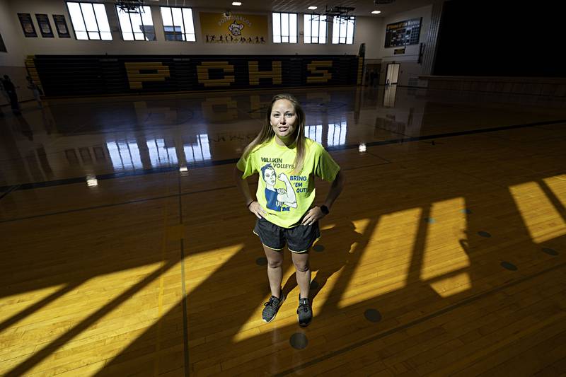 Coach and teacher Emily Joines is a leader on and off the court at Polo High School.