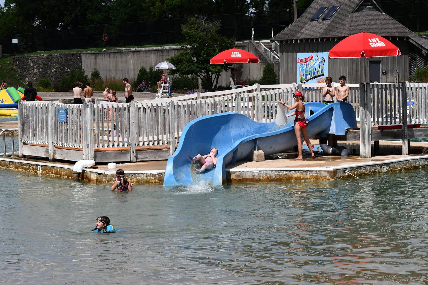 When Batavia's Hall Quarry Beach reopens on Saturday, May 25, attendees will have access to a diving tower, a drop slide and more.