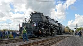 Big Boy Steam Engine makes whistle stop in Sterling