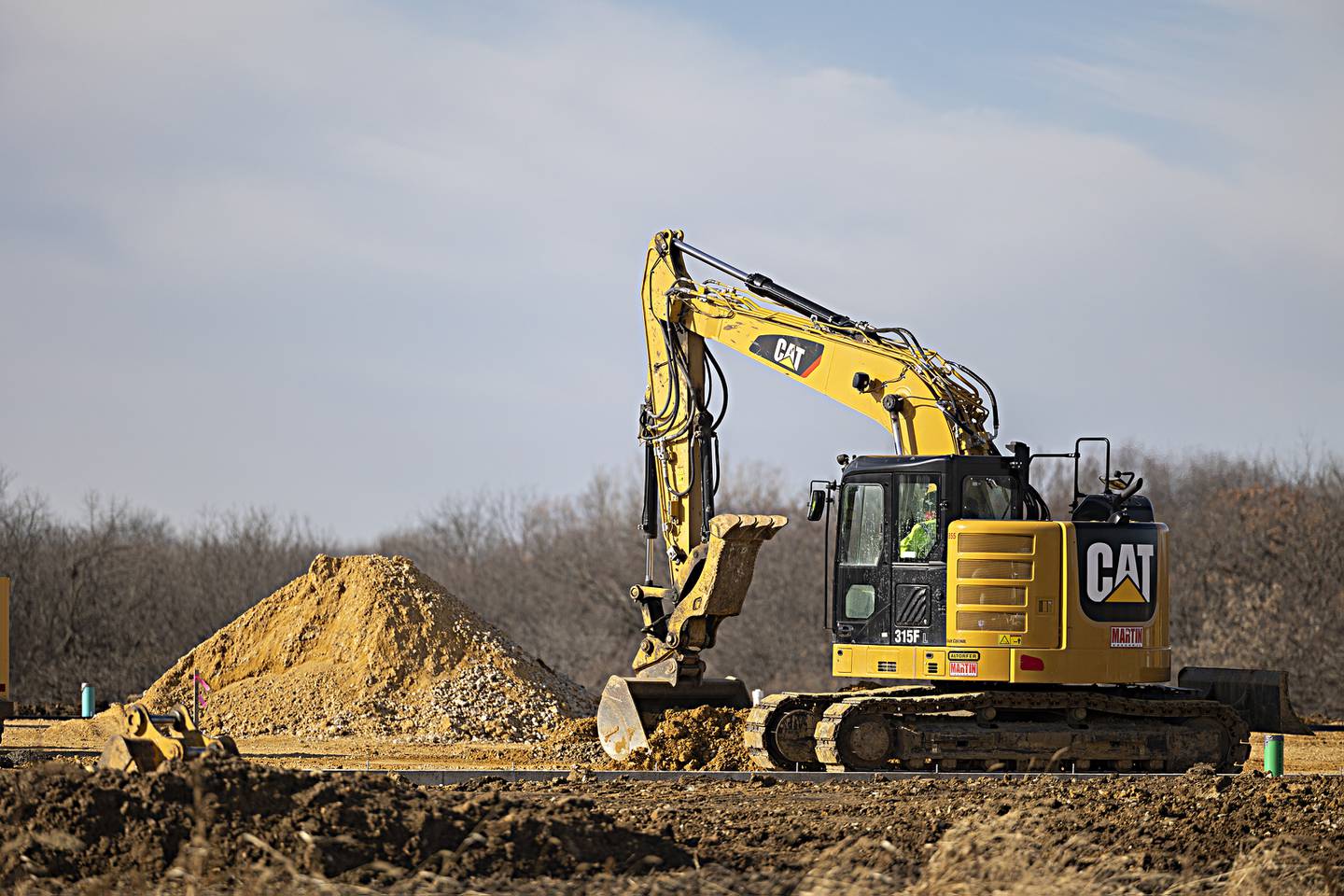 Ground work at the YMCA Child Care Center in Dixon moves ahead Tuesday, Dec. 19, 2023 at the Gateway Project site.