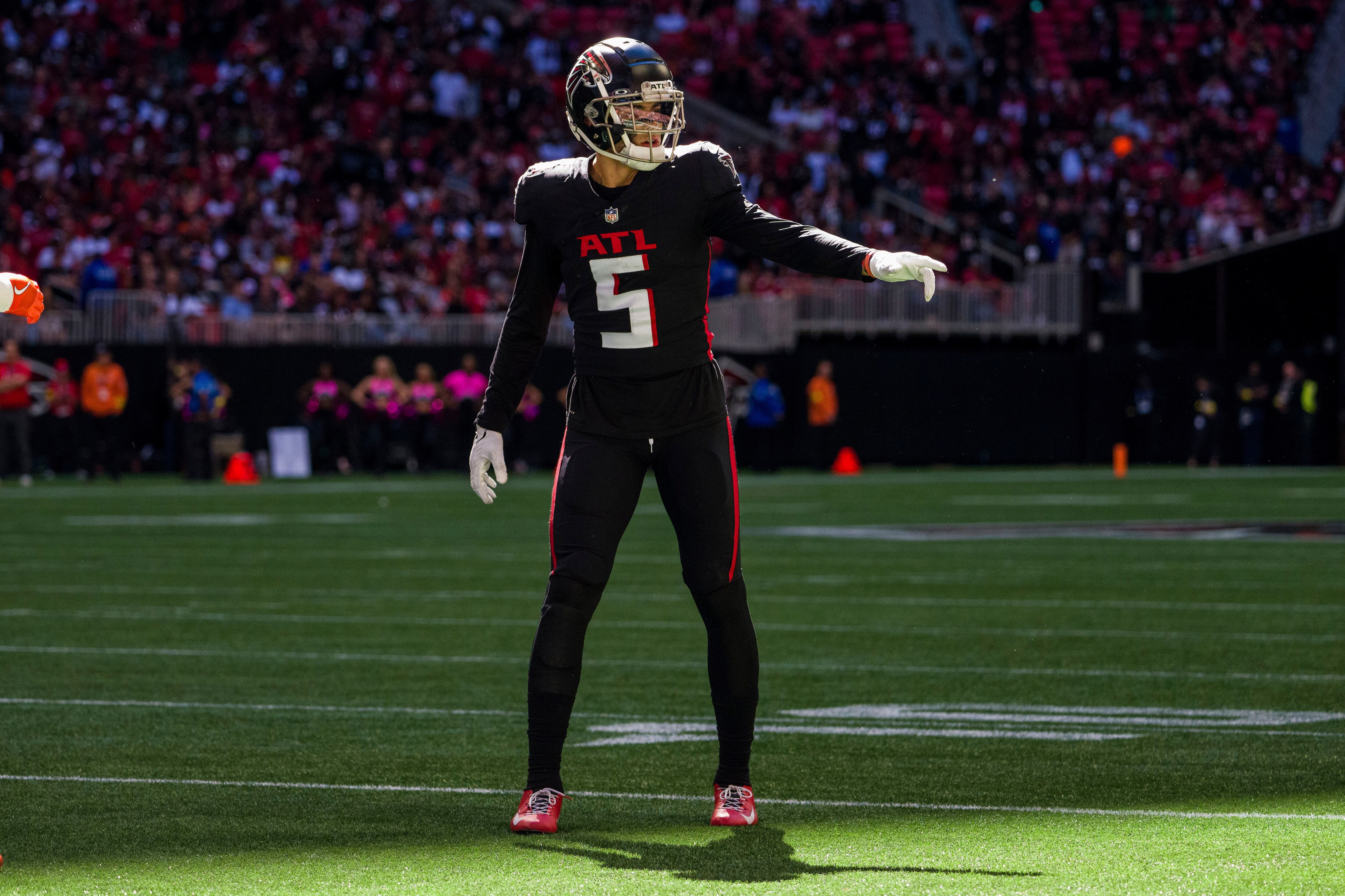 Falcons rookie WR Drake London scores first NFL touchdown