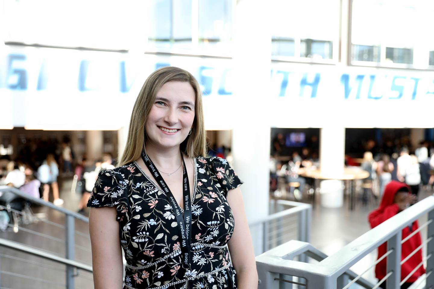 Downers Grove South teacher Hannah Stark, who teaches family consumer science, graduated from Downers Grove North in 2015.