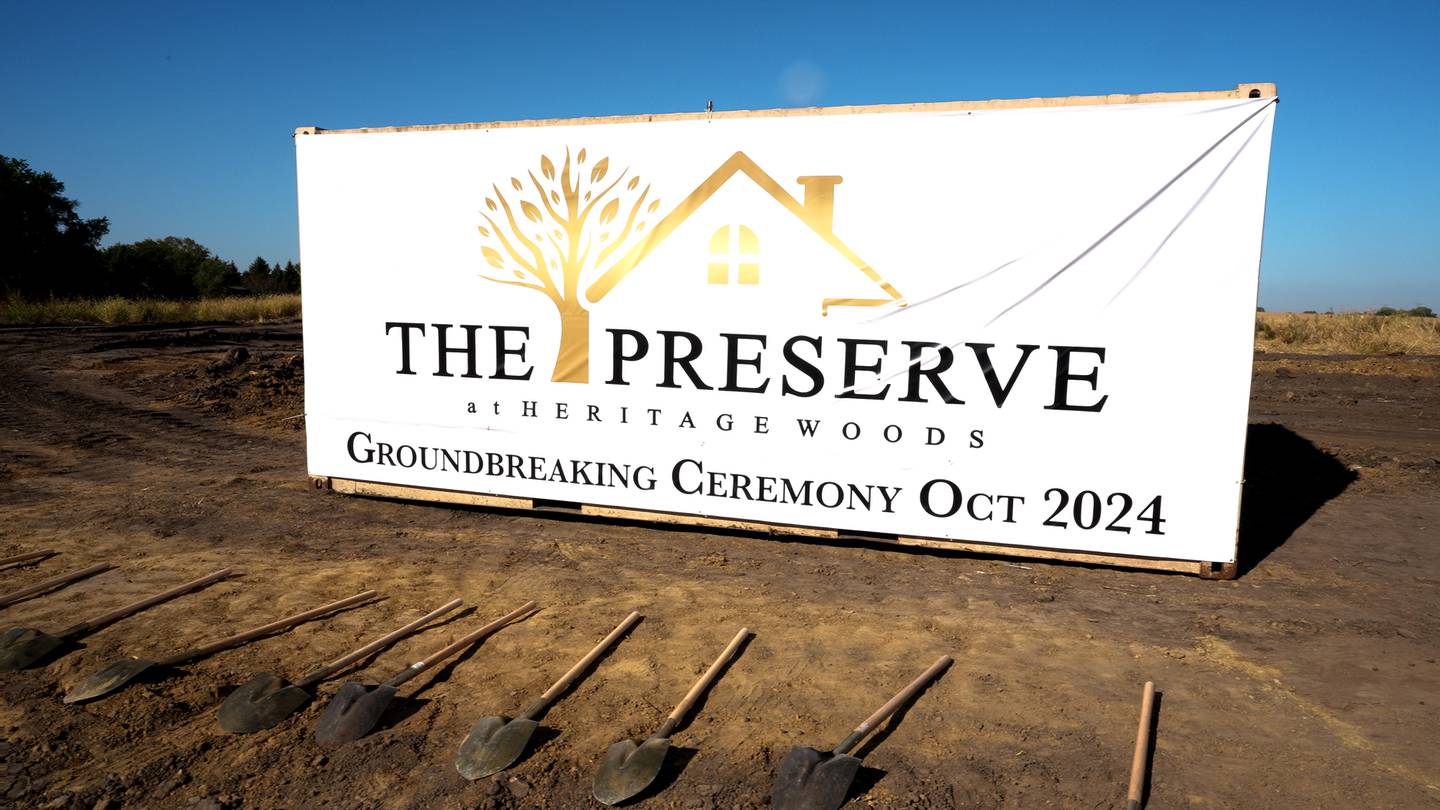 A groundbreaking took place Oct. 10 for The Preserve at Heritage Woods, part of a multi-phase project creating a continuing care retirement community in Minooka.