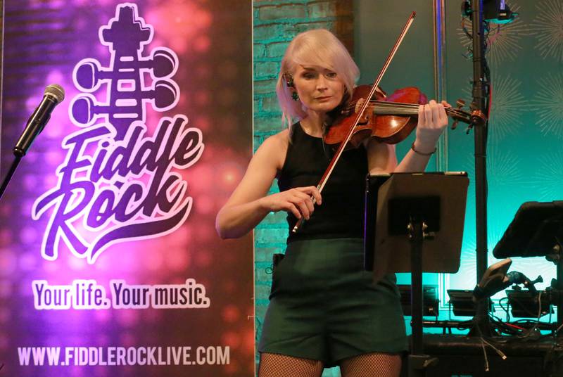 Violinist Casey McGrath plays during the Best of the Illinois Valley event on Thursday, Sept. 12, 2024 at the Auditorium Ballroom in La Salle.