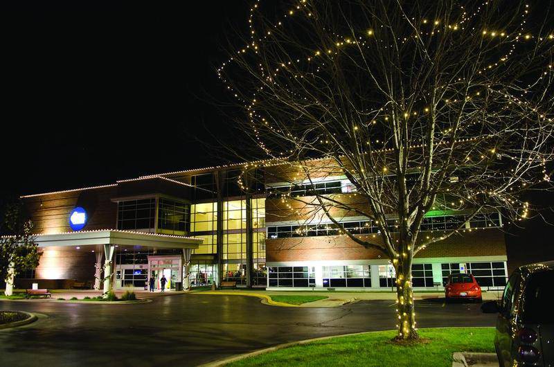 The grounds of the CGH clinic and hospital were lit with strings of lights in 2016. This year's "Healthy & Bright" holiday lighting ceremony begins at 5 p.m. Tuesday in the main clinic lobby, 101 E. Miller Road.