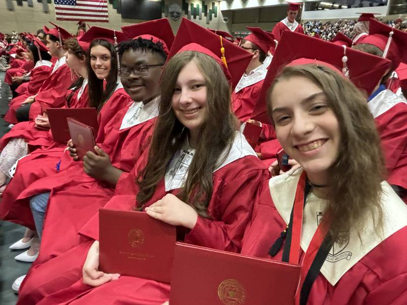 Glenbard East High School held a graduation ceremony for the Class of 2024 at the school in Lombard on Wednesday, May 22, 2024.
