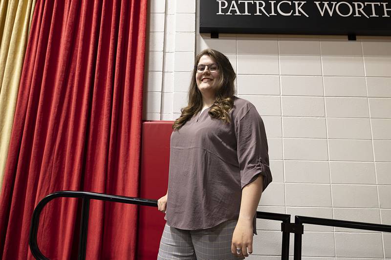 Karli Ewaniuk, a 2023 SVCC graduate, was given the Rising Star Alumnus award Friday, May 10, 2024 at Sauk Valley College’s commencement ceremony.