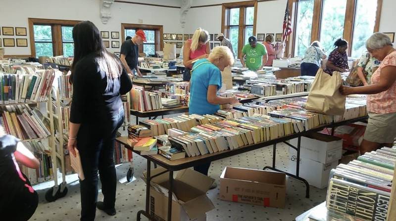 The Joliet Public Library Friends Book Sale at the Black Road Branch.