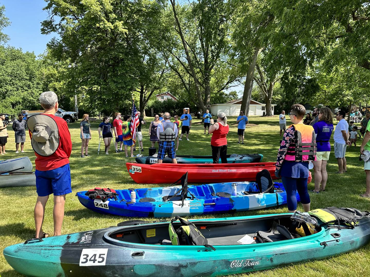 Fox Valley Park District moved the Mid-Am's launch location in St. Charles to Fabyan Forest Preserve in Geneva to prevent safety hazards caused by construction on the Island Park pedestrian and railroad bridge.