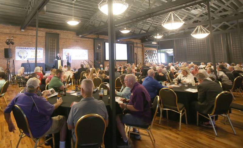 Hundreds attend the sold out Illinois Valley Sports Hall of Fame awards banquet on Thursday, June 6, 2024 at the Auditorium Ballroom in La Salle.