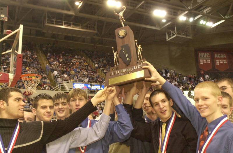 Bureau Valley basketball 2002.