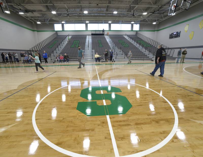 Seneca Gym 3 Area residents were able to see and explore the new Seneca gymnasium Wednesday evening.