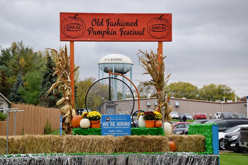 IDEAL Industry's parade float was one of 108 entries in the 2021 Sycamore Pumpkin Festival Parade, held Sunday, Oct. 31, 2021.