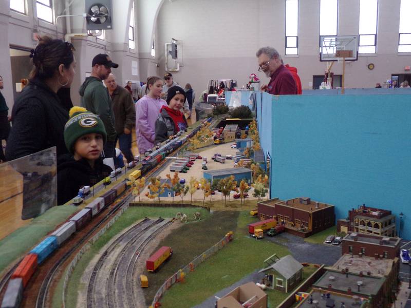 Model train displays drew attention Saturday, Nov. 25, 2023, at the Streator Incubator as part of the Keeping Christmas Close to Home celebration.