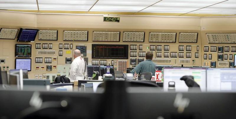 The control room at the Byron Generating Station Tuesday, Oct. 17, 2023, in Byron.