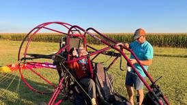 Franklin Grove 100-year-old celebrates birthday with ultralight flight