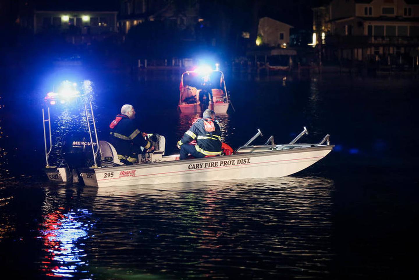 A car drove into the Fox River Wednesday, Sept. 10, 2020, in Fox River Grove.