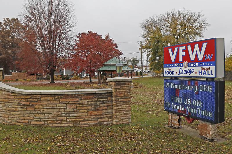 The Veterans of Foreign Wars Post 4600, 3002 IL-120, in McHenry, on Tuesday, Oct. 26, 2022. Local leadership within both the Veterans of Foreign Wars Post 4600, and the regional VFW District 5 will be holding a meeting Wednesday night to determine steps forward after the post hosted an event featuring the founder of the Proud Boys last week.