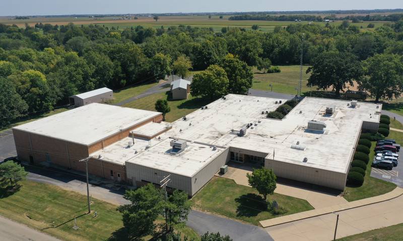 An aerial view on Thursday, Sept. 12, 2024 at the Putnam County Jr. High School in McNabb.