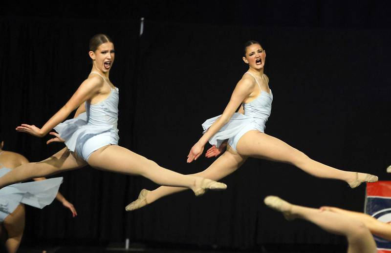 Nazareth Academy competes in the IHSA 1A Competitive Dance State Finals Saturday, Jan. 27, 2024 at Grossinger Motors Arena in Bloomington.